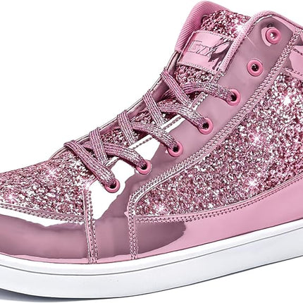 IGXX Men's Glitter Sneaker, PINK SIZE 9.5 US