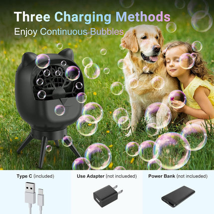 Rechargeable Bubble Machine