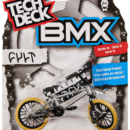 Tech Deck BMX Finger Bike Series 12-Replica Bike Real Metal Frame, Moveable Parts for Flick Tricks Games (Styles Vary)