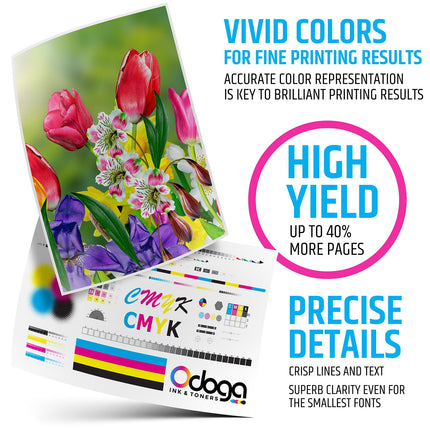 Odoga 20 Pack LC103XL LC103 LC101 Ink Cartridge, High Yield Combo Pack Replacement for for Brother MFC-J450DW J470DW J475DW J870DW J4510DW J6920DW J4710DW [8 Black, 4 Cyan, 4 Magenta, 4 Yellow]