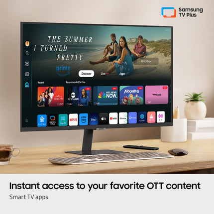 SAMSUNG 32-Inch M7 Series 4K UHD Smart Monitor LS32DM702UNXGO -K