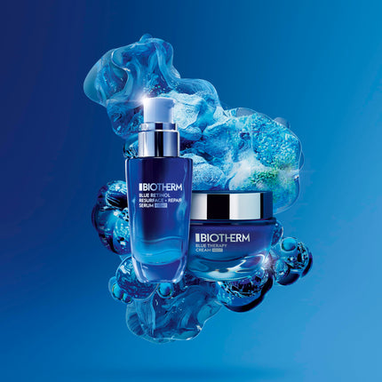 Biotherm Anti-Aging Night Face Cream, Blue Therapy, Repairing Moisturizer with Alaria Esculenta Extract, Hydrates, Tones and Reduces Appearance of Fine Lines, 50 ml