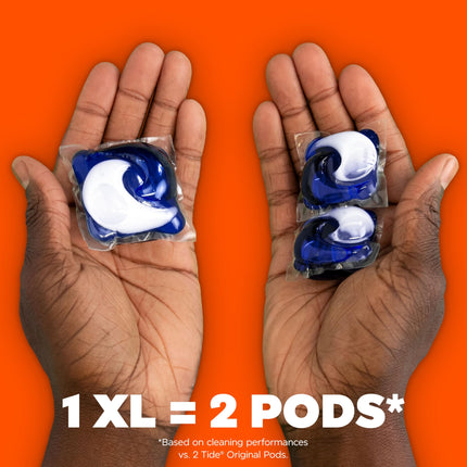 Tide Hygienic Clean Power PODS Laundry Detergent Pacs Original Scent Removes Visible and Invisible Dirt, 45 Count