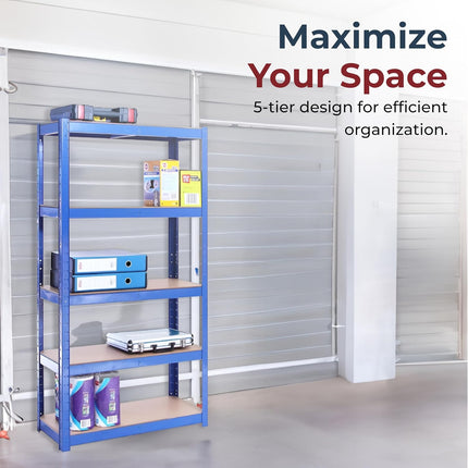 Garage Shelving Units 71" H x 35" L x 24" W - Heavy Duty Racking Shelves