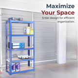 Garage Shelving Units 71" H x 35" L x 24" W - Heavy Duty Racking Shelves