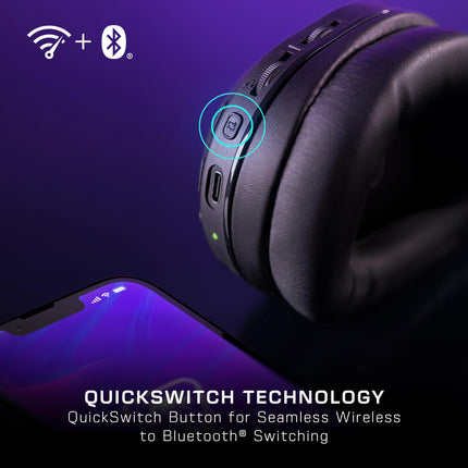 Turtle Beach Stealth 500 Wireless Gaming Headset for Xbox Series X|S, Xbox One & Works via Bluetooth with PC, Switch & Mobile, Flip-to-Mute Mic, Black TBS-2103-05