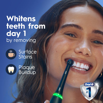 Oral-B iO6 Electric Toothbrush, for a Deep Clean and Whiter Teeth, Opal Grey, iO Series 6 with 1 Toothbrush, 1 Brush Head, and 1 Travel Case