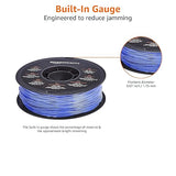 Amazon Basics TPU 3D Printer Filament, 1.75mm, Blue, 1 kg Spool (2.2 lbs)