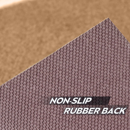 Gotohipi 2ft x 5ft Runner Rug Indoor Outdoor Utility Carpet, Custom Sizes Area Rugs with Non Slip Rubber Backing for Hallway Kitchen Entryway Balcony Garage Stair Laundry