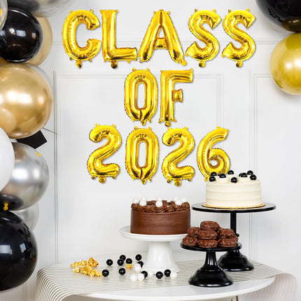 Tangparty Class of 2026 Letter Balloon for Decor, Parties, Graduation, Senior 2026 Party Supplies, College High School Grad