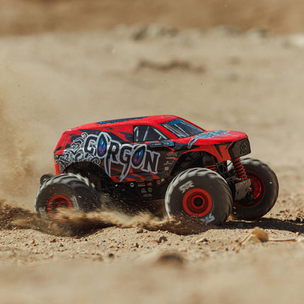 ARRMA Gorgon GROM 4X4 1/16 RC Monster Truck, RTR, Red