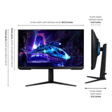 Samsung 27 inch Odyssey G3 Gaming Monitor FHD 180 Hz Refresh Rate (LS27DG302ENXZA)-K