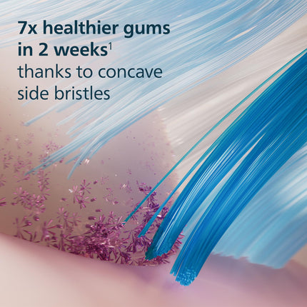 Philips Sonicare G3 Two-in-One - Genuine Replacement Electric Toothbrush Heads, Black, 2 Pack, HX9052/95