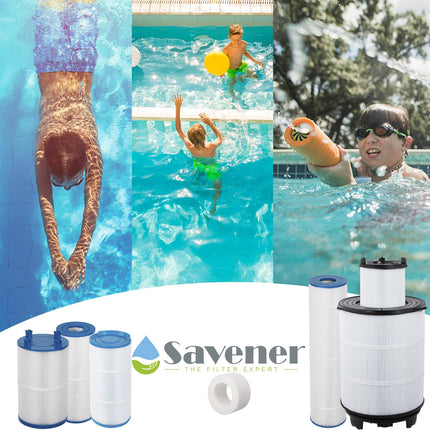 Savener SV-8409 Swimming Pool Replacement Filter Replaces for Unicel C-8409 90Sq.ft FC-1292 PA90 Hayward CX900RE Darlly 80951 1 Pack