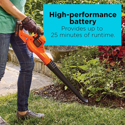 BLACK+DECKER 20V MAX* Cordless Sweeper with Power Boost (LSW321)