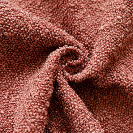 Foindtower 12x20" Pack of 2 Textured Boucle Throw Accent Solid Lumbar Cozy Couch Cushion Case for Chair Sofa, Orange Rust Red X0048OPSED
