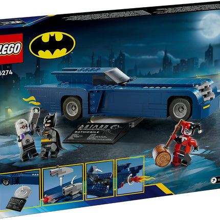 LEGO® Super Heroes DC Batman™: Batman with the Batmobile™ vs. Harley Quinn™ & Mr. Freeze™ 76274, Toy Vehicle from the Kids’ Animated TV Series, Toy for Boys and Girls Aged 8 and Over