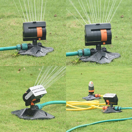 VC FORMARK Mini Oscillator Sprinkler Bundle 16 Hole Lawn Sprinkler Automatic Swing Garden Water Sprinkler with 4 Spray Modes Adjustable Lawn Irrigation System for Yard