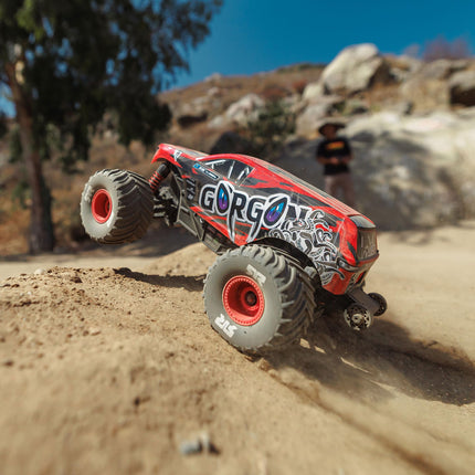 ARRMA Gorgon GROM 4X4 1/16 RC Monster Truck, RTR, Red