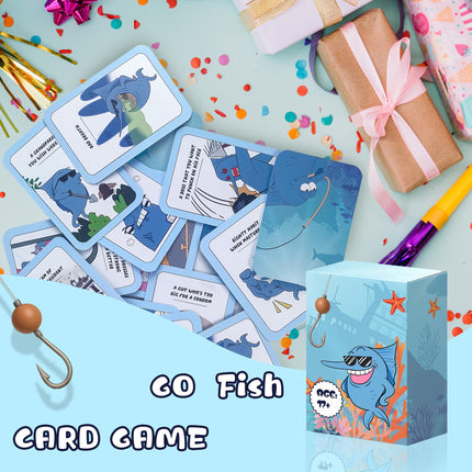 GO FISH Card Games for Adults, Includes 104 Cards, 26 Themes, Fun Family Games for 2-10 Players, Age17+, 10-30 Minutes, Gag Gifts Adult for Game Night, Parties,Couples and Families