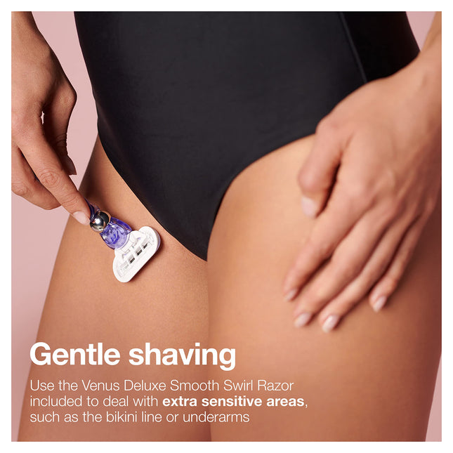 Braun Epilator Silk-apil 9 9-870, Facial Hair Removal for Women, Wet & Dry, Women Shaver & Trimmer, Cordless, Rechargeable, with Venus Extra Smooth Razor