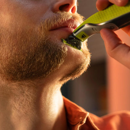 Philips OneBlade 360 Face + Body – Hybrid Electric Trimmer & Shaver, Dual Blades, Wet & Dry Use