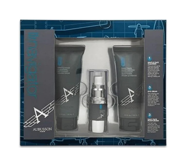 Navigator by AUBUSSON 3-Piece Grooming Advanced Skin Care Kit For Men