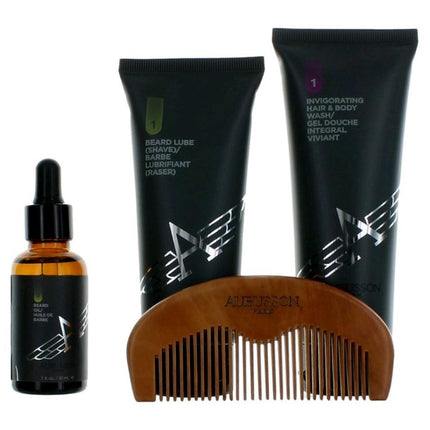 Stratoliner by Aubusson 4-Piece Grooming Advanced Beard Kit for Men
