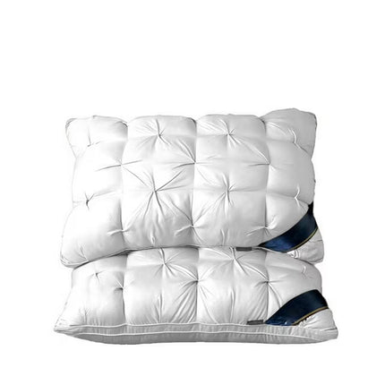 1Pc Hiltom Ganden Twisted Design Queen Bed Pillow 70cm x 45cm