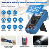 JDAUIAX 6000 Count AC/DC Volt & DC Current Digital Multimeter Tester