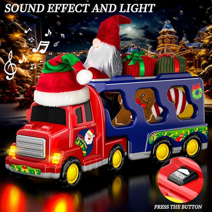 Gingerbread Man Christmas Toy for 3, 4, 5, 6 Year Olds, Car Toy, Christmas Birthday Gifts for Boys and Girls Ages 3-5