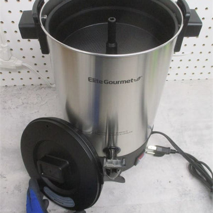 Elite Cuisine CCM-035 30-Cup Stainless Steel Coffee Urn Coffee Maker Water Boiler LIKE NEW