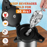 Vondior 64 Oz Airpot Coffee Dispenser with Pump, Insulated Thermal Coffee Carafe