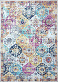 Mandala - Machine Washable Area Rugs 4' X 6', Stain Resistant Rugs