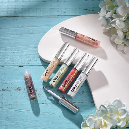 ONLYBETTER Liquid Long Lasting, Quick-Dry Shimmer Waterproof Eye Shadow Glitter Set
