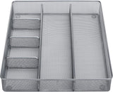 Annova Desk Drawer Organizer/Storage Tray (Silver)