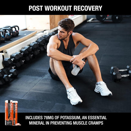 Hydralyte Electrolyte Tablets | Blood Orange Flavored Electrolytes | Pre-Workout and Post-Workout Hydration Solution to Enhance Performance and Maximize Recovery | (2 Tablets per Serving, 40 Count)