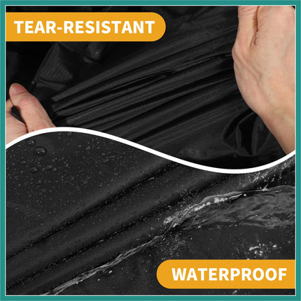 ATOCOVER Car Cover Waterproof All Weather Sun Rain Protection Full Exterior Cover for Ford Expedition Black with Left Side Zippers Vehicle Supplies