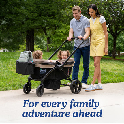 Graco Ready2Roll Stroller Wagon - All-Terrain Stroller Wagon for 2 Kids, Compact Folding Wagon, Accepts Infant Car Seats