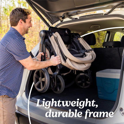 Graco Ready2Roll Stroller Wagon - All-Terrain Stroller Wagon for 2 Kids, Compact Folding Wagon, Accepts Infant Car Seats