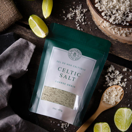 SALTCRAFT COMPANY Dry Coarse Grain Celtic Salt, 16oz/453g