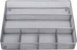Annova Desk Drawer Organizer/Storage Tray (Silver)