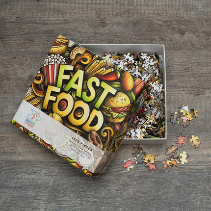 Puzzlement Streak - Fast Food 1000 Piece Puzzle