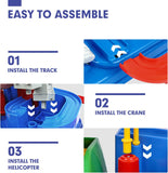 hahaland Kids Toys for 3 Year Old Boys - Car Race Track Boy Toy Age 3 4, Adventure Vehicles Toy Learning & Intelligence Educational for 3 4 5 Year Old Boy Girls Toddler Toys