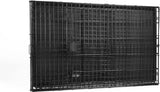 NEW, AMAZONBASIC 48" Foldable Double Door Metal Dog Crate