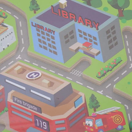 Kids Magnetic Maze Puzzle - City Traffic Learning Toy