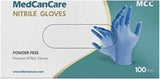 MedCanCare SIZE X-LARGE Nitrile Gloves, 100 CT