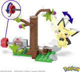 MEGA Pokémon Action Figure Building Toys Set, Pichu's Forest Forage with 84 Pieces, Motion and 1 Poseable and Buildable Character