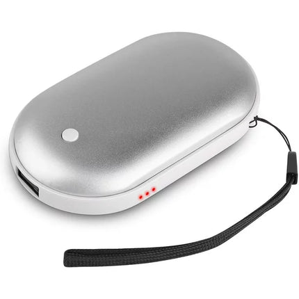 Rechargeable Hand Warmer, 5200mA Reusable Electric Pocket USB Hand Warmers/Power Bank, for Raynauds, Outdoors, Winter