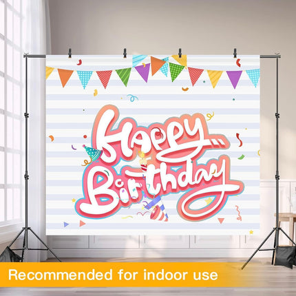 Backdrop Stand for Parties, 6.5x10ft Photo Background Support Banner Stand with 4 Spring Clamps, 2 Sandbag, 4 Backdrop Holder Clip for Parties, Baby Shower, Birthday